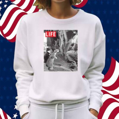 LIFE MAGAZINE CATS DRINKING MILK SHIRT