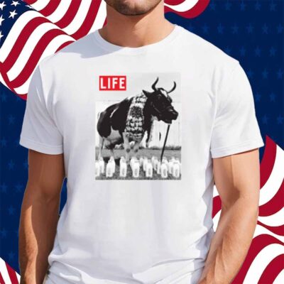 LIFE MAGAZINE COW SHIRT