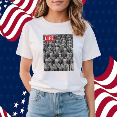 LIFE MAGAZINE GAS MASK SHIRT