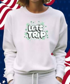 Let's Trip Mint Airbrush Shirt