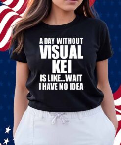 Limted A Day Without Visual Kei Is Like Wait I Have No Idea Shirt