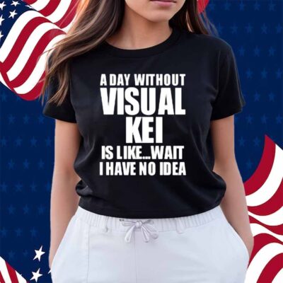 Limted A Day Without Visual Kei Is Like Wait I Have No Idea Shirt