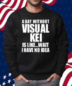 Limted A Day Without Visual Kei Is Like Wait I Have No Idea Shirt