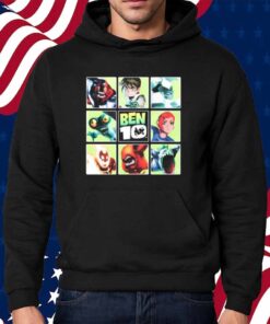 Limted Ben 10 Alien Forms Panels Shirt