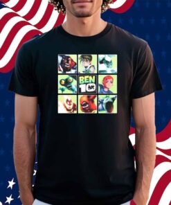 Limted Ben 10 Alien Forms Panels Shirt