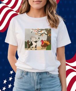 Limted Leanbeefpatty Turkey Time Cow Shirt