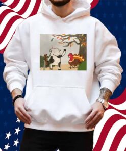 Limted Leanbeefpatty Turkey Time Cow Shirt