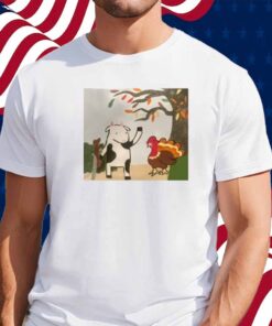 Limted Leanbeefpatty Turkey Time Cow Shirt