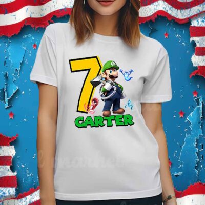 Luigi Mansion Carter Shirt