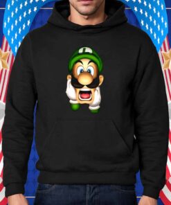 Luigi's Mansion Luigi Yelling Super Mario Shirt