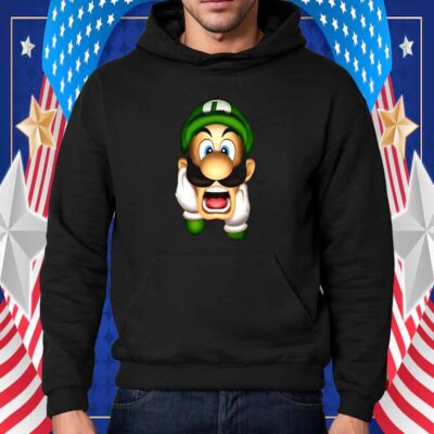 Luigi's Mansion Luigi Yelling Super Mario Shirt