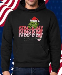 Merry Christmas Grinch Embroidery Shirt