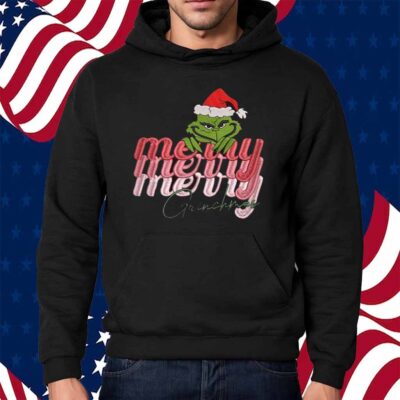 Merry Christmas Grinch Embroidery Shirt