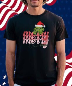 Merry Christmas Grinch Embroidery Shirt