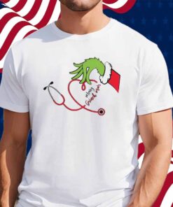 Merry Grinchmas Stethoscope Shirt