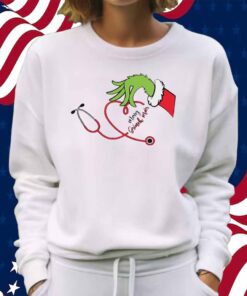 Merry Grinchmas Stethoscope Shirt