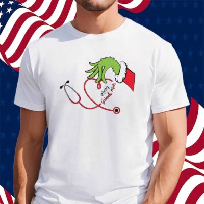 Merry Grinchmas Stethoscope Shirt