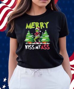 Merry Kissmyass Grinch T-Shirt