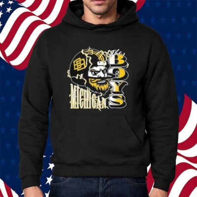 Michigan Wolverines Football The Boys Lightning T-Shirt