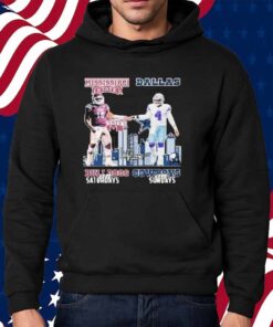 Mississippi State Bulldogs On Saturdays Dallas Cowboys On Sundays Shirt