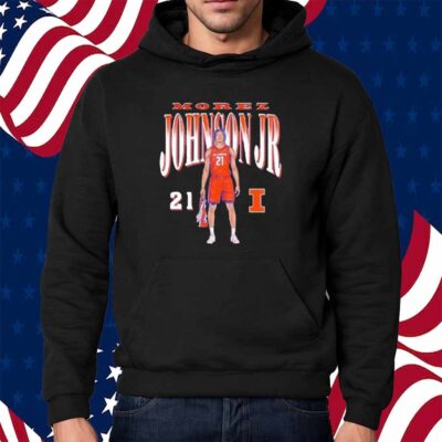 Morez Johnson Jr 21 Illinois Fighting Illini Forward Shirt