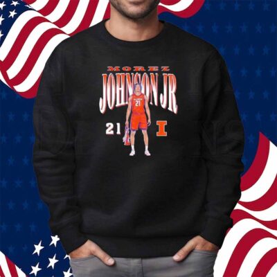 Morez Johnson Jr 21 Illinois Fighting Illini Forward Shirt