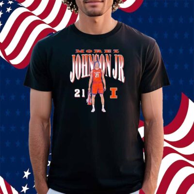 Morez Johnson Jr 21 Illinois Fighting Illini Forward Shirt