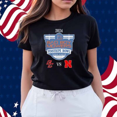Nebraska Cornhuskers Vs Boston College Eagles 2024 Pinstripe Bowl Shirt