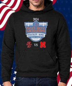 Nebraska Cornhuskers Vs Boston College Eagles 2024 Pinstripe Bowl Shirt