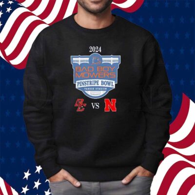 Nebraska Cornhuskers Vs Boston College Eagles 2024 Pinstripe Bowl Shirt