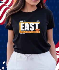 Nfl Playoff 2024 Washington Commanders Nfc East Champions Shirt