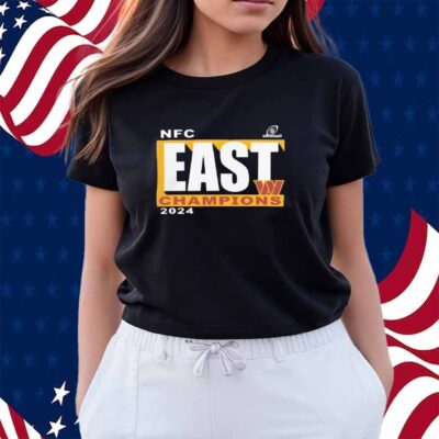 Nfl Playoff 2024 Washington Commanders Nfc East Champions Shirt