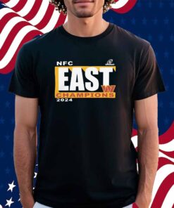 Nfl Playoff 2024 Washington Commanders Nfc East Champions Shirt