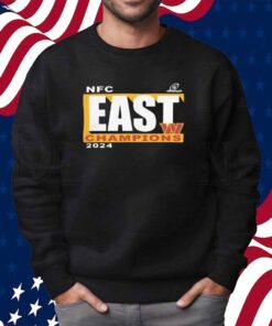 Nfl Playoff 2024 Washington Commanders Nfc East Champions Shirt