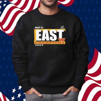 Nfl Playoff 2024 Washington Commanders Nfc East Champions Shirt