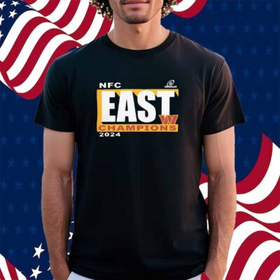 Nfl Playoff 2024 Washington Commanders Nfc East Champions Shirt
