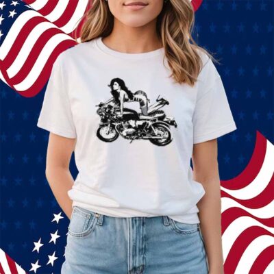 Nicki Minaj Pnkprnt Bike Rhinestone Shirt