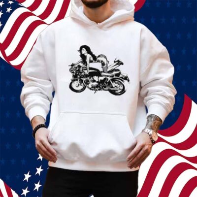 Nicki Minaj Pnkprnt Bike Rhinestone Shirt