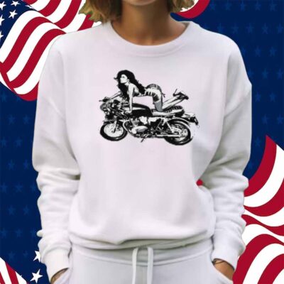 Nicki Minaj Pnkprnt Bike Rhinestone Shirt