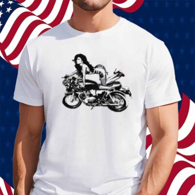 Nicki Minaj Pnkprnt Bike Rhinestone Shirt