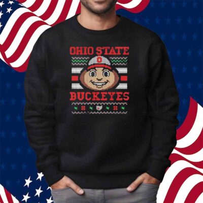 Ohio State Buckeyes football Brutus Christmas Shirt