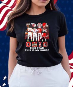 Ohio This Team This Is My House Signatures Shirt