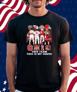 Ohio This Team This Is My House Signatures Shirt