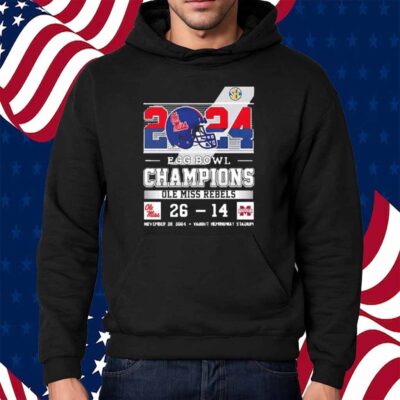 Ole Miss Rebels 2024 Egg Bowls Champions Celebrating Champs Shirt