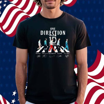 One Direction Walking Across Signatures Shirt