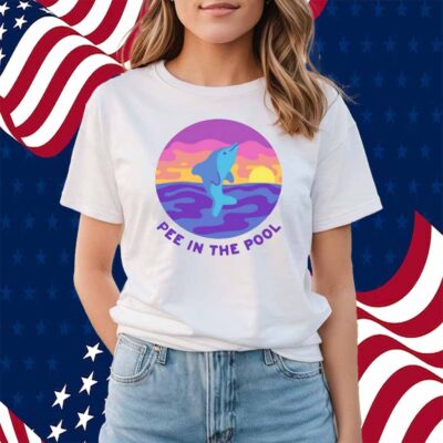 Paperbeatsscissors Pee In The Pool Dolphin Shirt