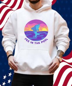 Paperbeatsscissors Pee In The Pool Dolphin Shirt