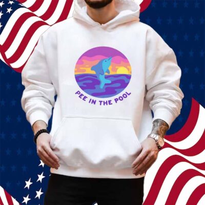 Paperbeatsscissors Pee In The Pool Dolphin Shirt