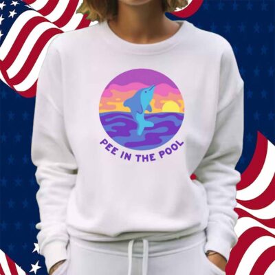 Paperbeatsscissors Pee In The Pool Dolphin Shirt