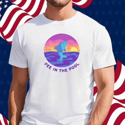 Paperbeatsscissors Pee In The Pool Dolphin Shirt